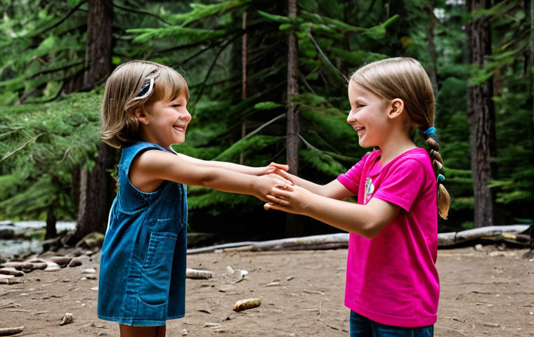 Prompt 1: Collaborative Childhood Joy at Ruby Camp**