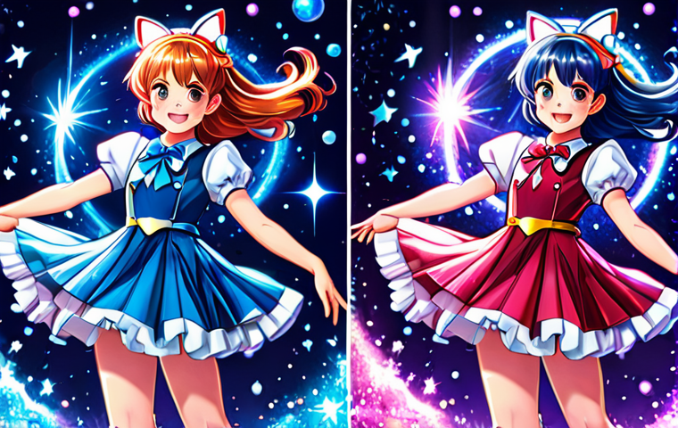 소피루비 시즌4 가능성 - Sophie and Ruby's Transformation**

"Sophie and Ruby in a dynamic pose, mid-transformation sequence,...