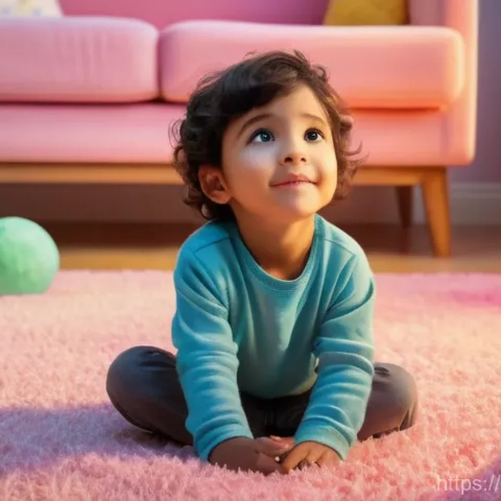 소피루비의 색채 심리학 - **Prompt 1: The Magic of Animation Colors and Children's Emotions**
"A young child, fully clothe...