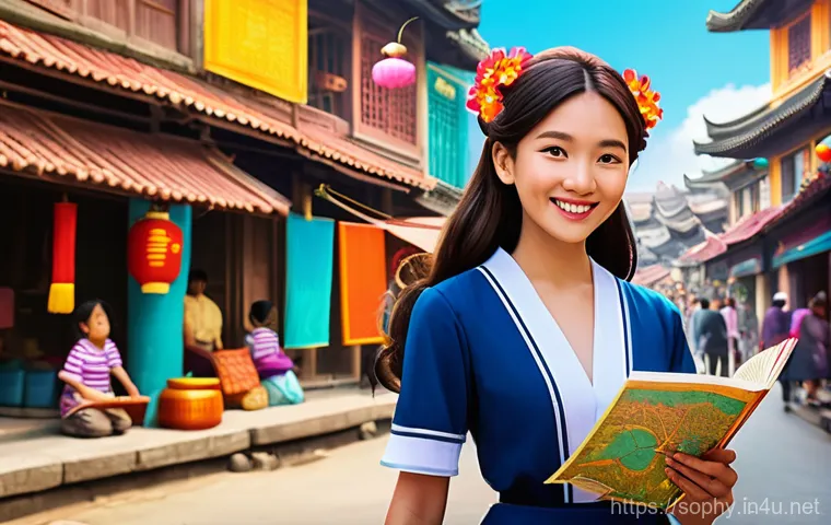 소피루비의 후속작 아이디어 - **Image Prompt 1: Sophieruby's Global Cultural Adventure**
"An anime-style illustration of Sophi...