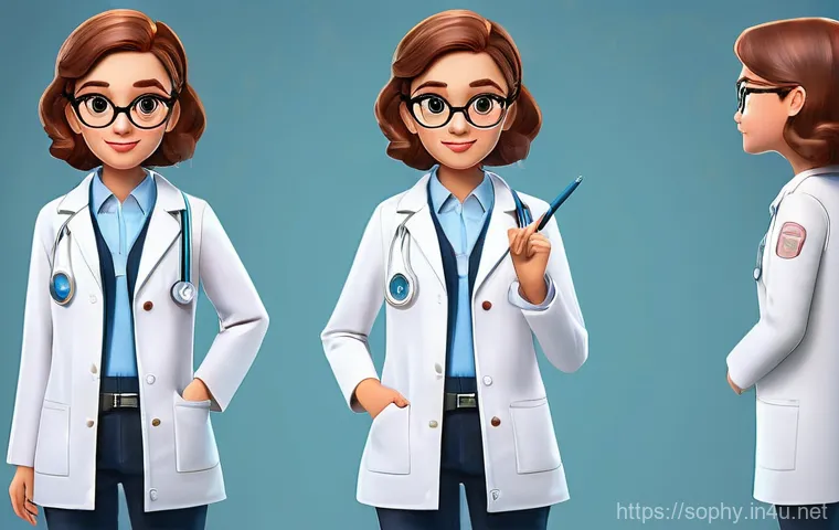 소피루비 주인공의 변화 - **Prompt**: "An animated young girl, Sophie from Sophie Ruby, dressed in a smart, professional outfi...